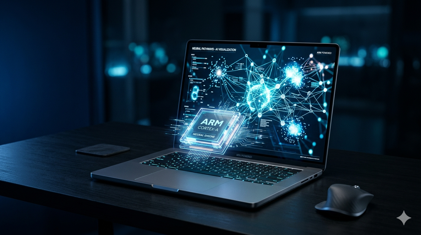 Snapdragon搭載ノートPCのイメージ